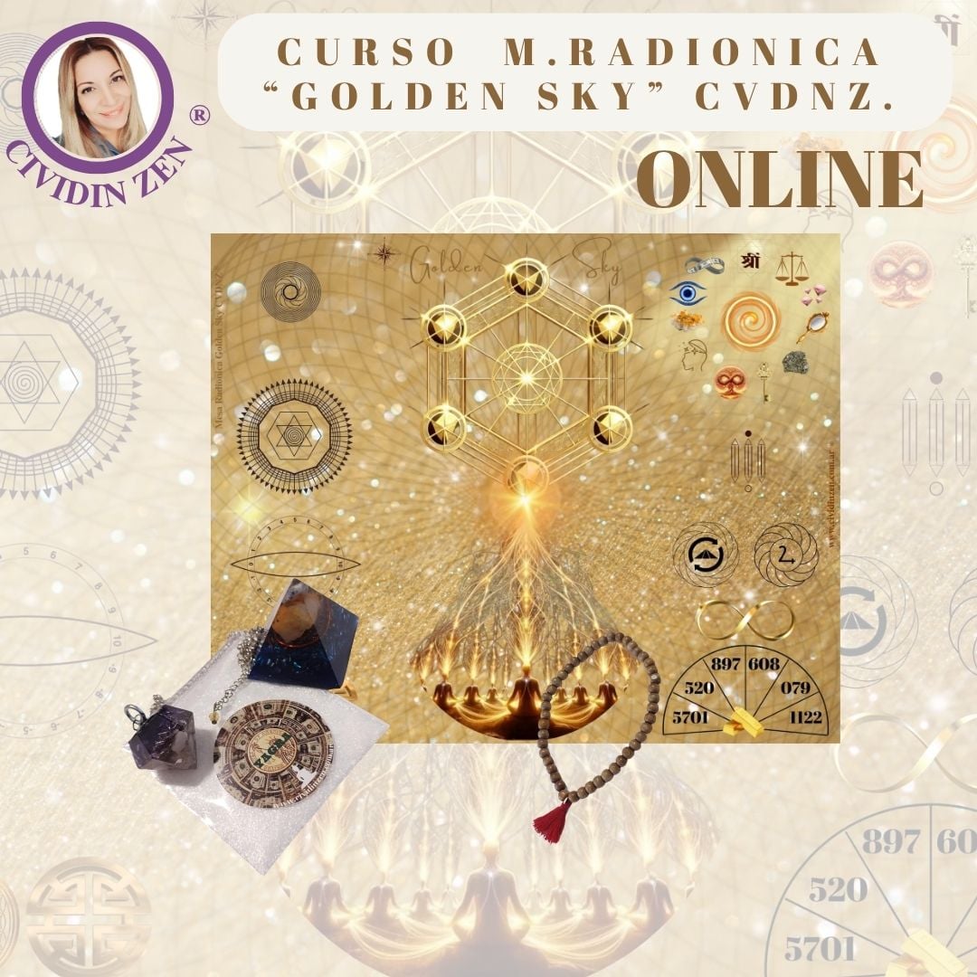 Nuevo Curso de Mesa Radiónica Golden Sky 100% Online CVDNZ